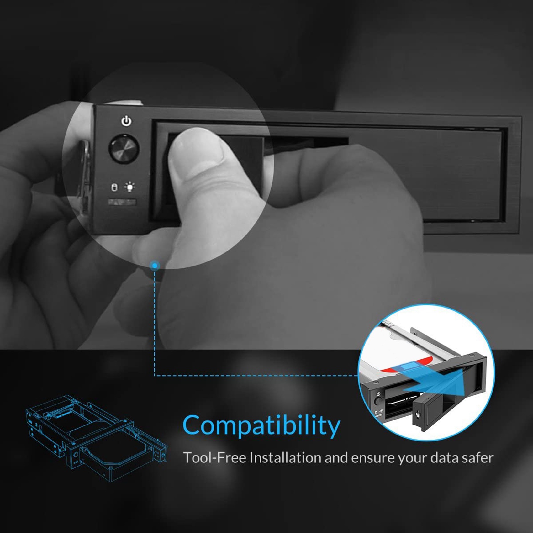 【DT56】1106SS 5,25 Zoll Trayles – Sata Ssd Bewertung und Preis