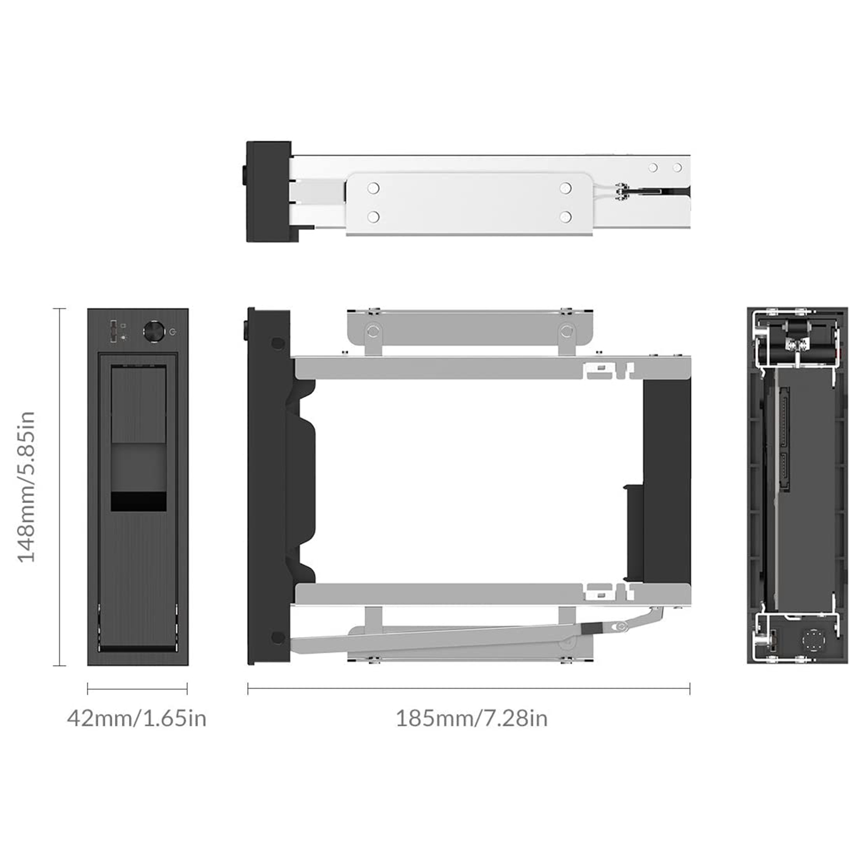 【DT56】1106SS 5,25 Zoll Trayles – Sata Ssd Bewertung und Preis