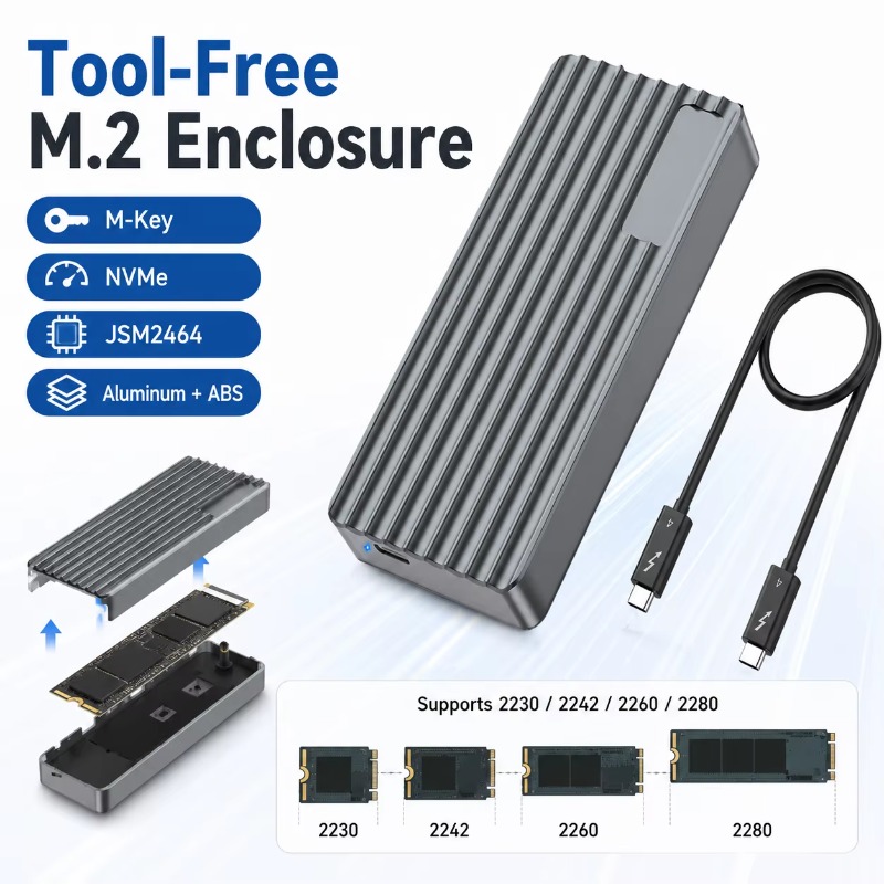 TBT3/USB4 M.2 NVMe SSD-Gehäuse – Nvme Ssd Bewertung und Preis